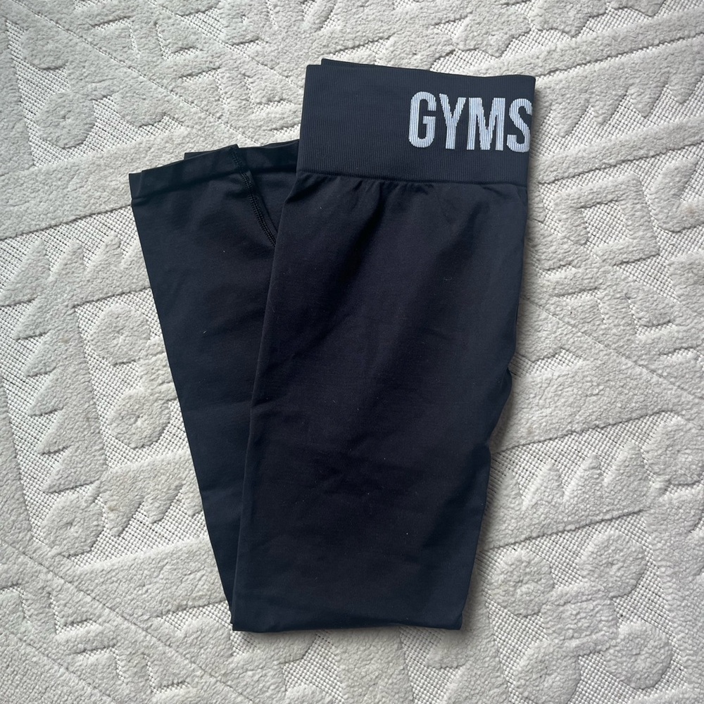 Gymshark women’s black seamless high waisted leggings